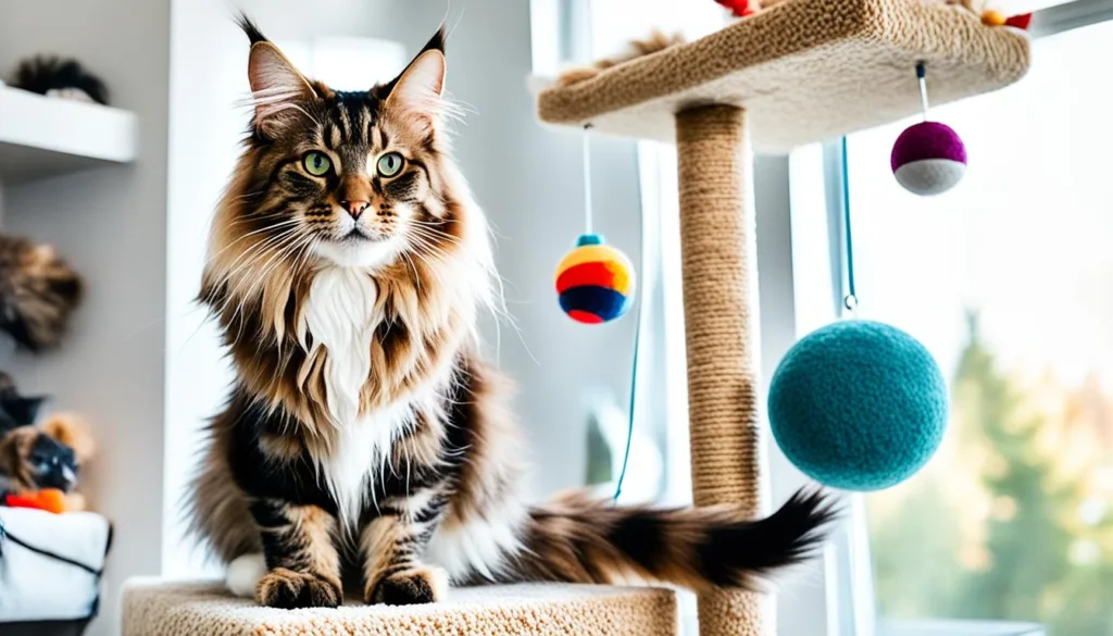 Maine Coon indoor enrichment